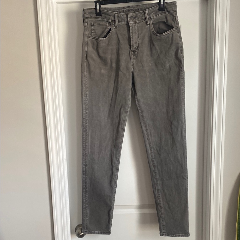 American Eagle Airflex Gray Denim Jeans; 32x34